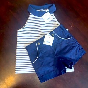 New with tags Janie and Jack girls outfit set